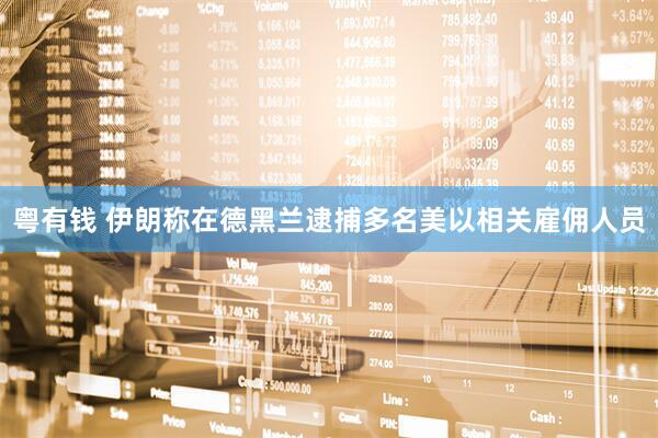 粤有钱 伊朗称在德黑兰逮捕多名美以相关雇佣人员